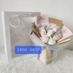 Ramo de rosas de jabón perfumadas